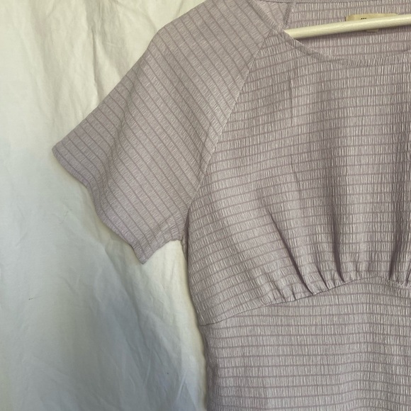 Madewell Shirred Crewneck Crop Top Size Medium - Picture 5 of 10